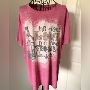 Muted Rose Short Sleeve Tee - Soft Blend